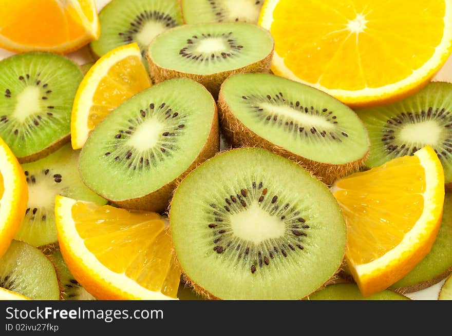 Fruit on the plate