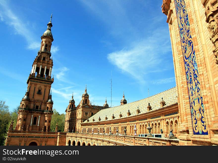 Plaza de Espana Palace & tower, Sevilla