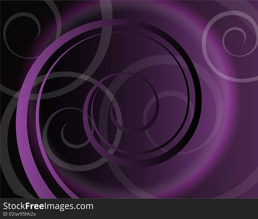 Background With Spiral