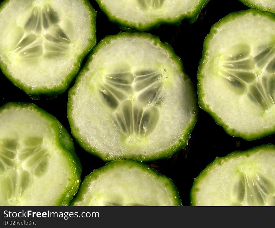 Detail photo texture of cucumber background