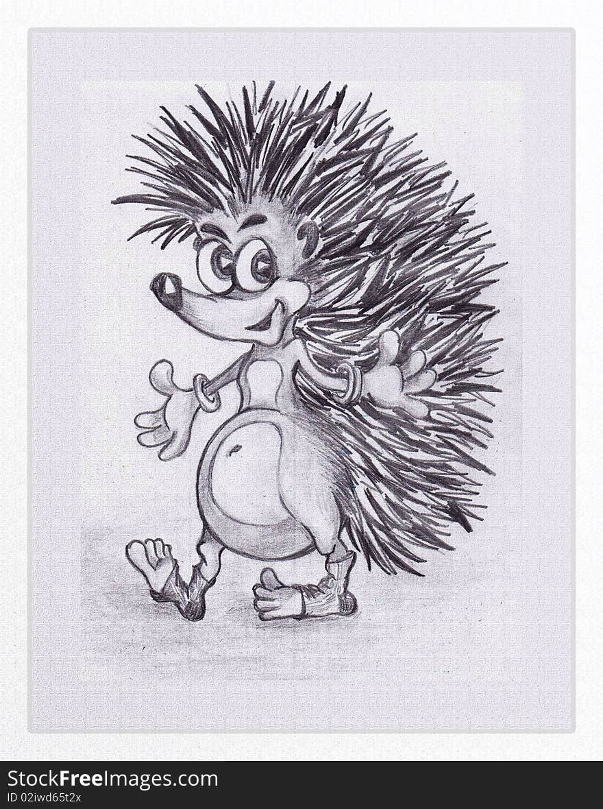 Funny hedgehog