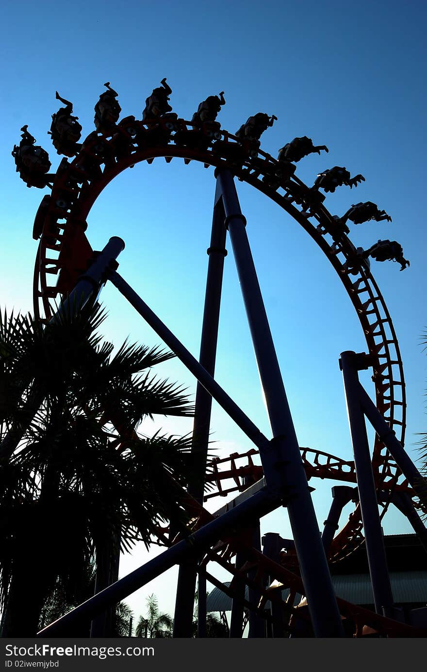 Rollercoaster in thailand