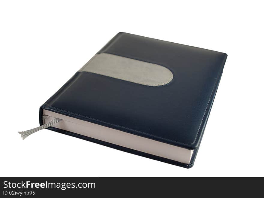 Notebook isolated on white background