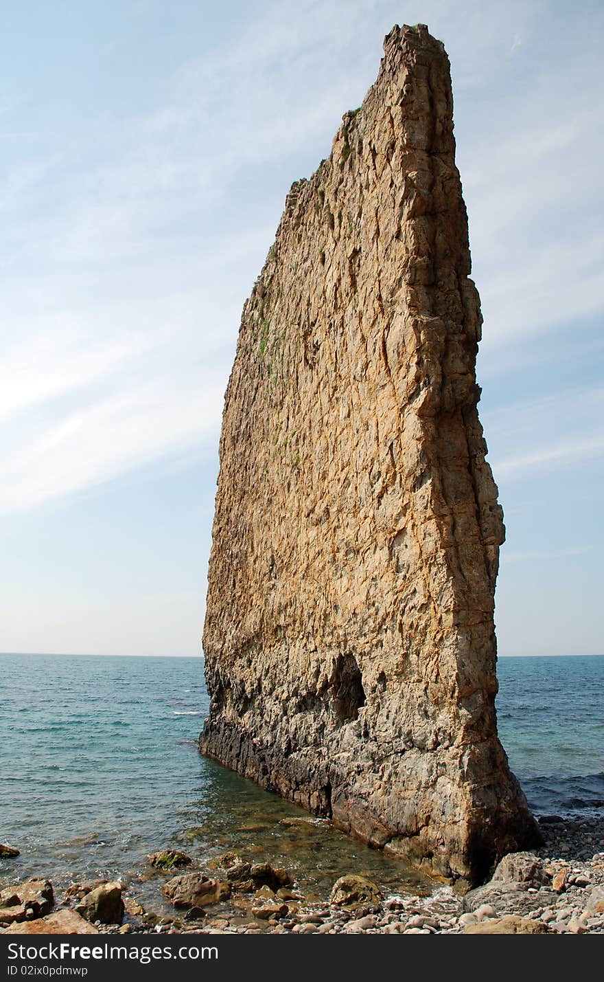 Sail Rock in the Black Sea, Praskoveyevka