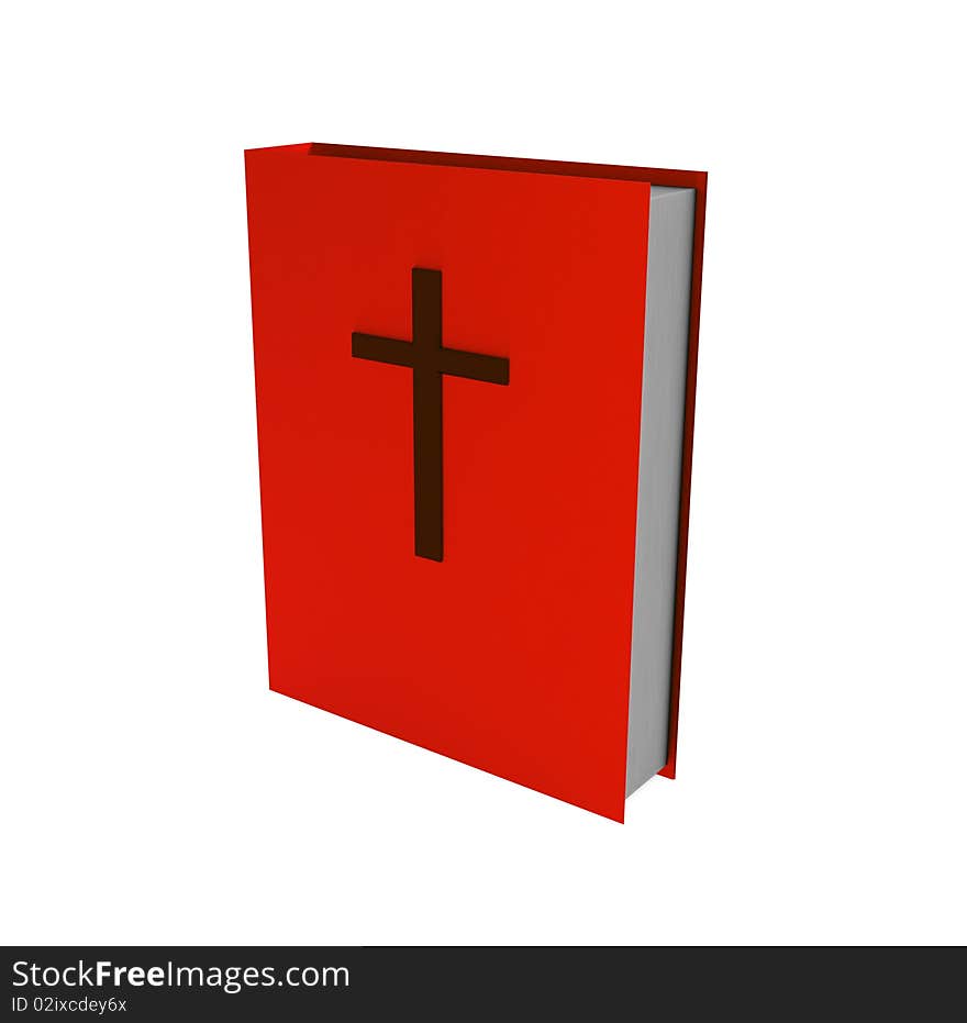 Holy Bible isolated on white