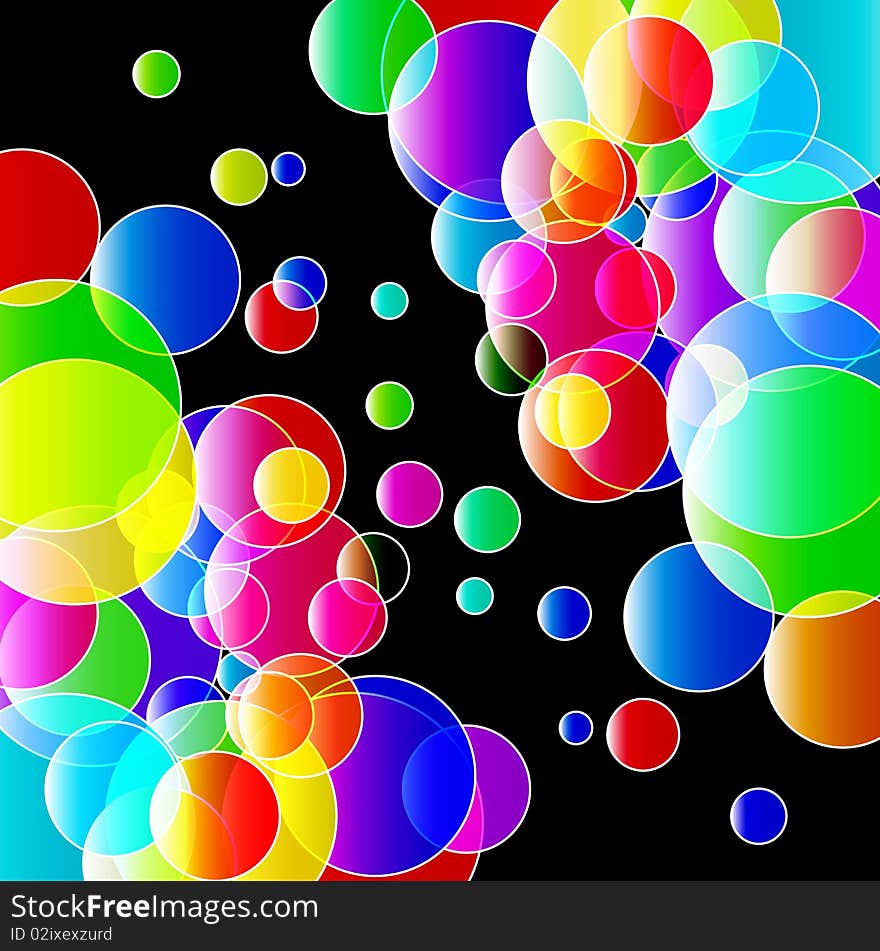 Color lights background. Vector Illustration. EPS10