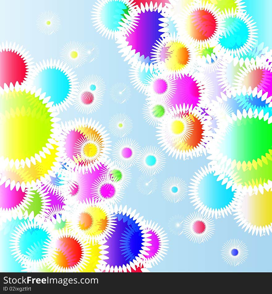 Color lights background. Vector Illustration. EPS10