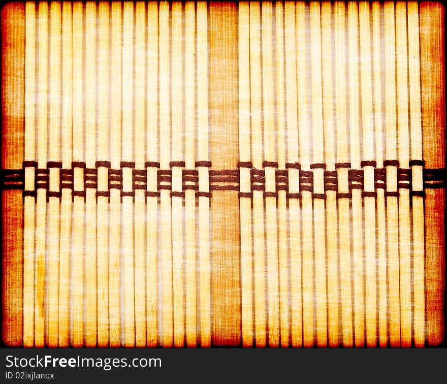 Abstract background in the form of a straw mat