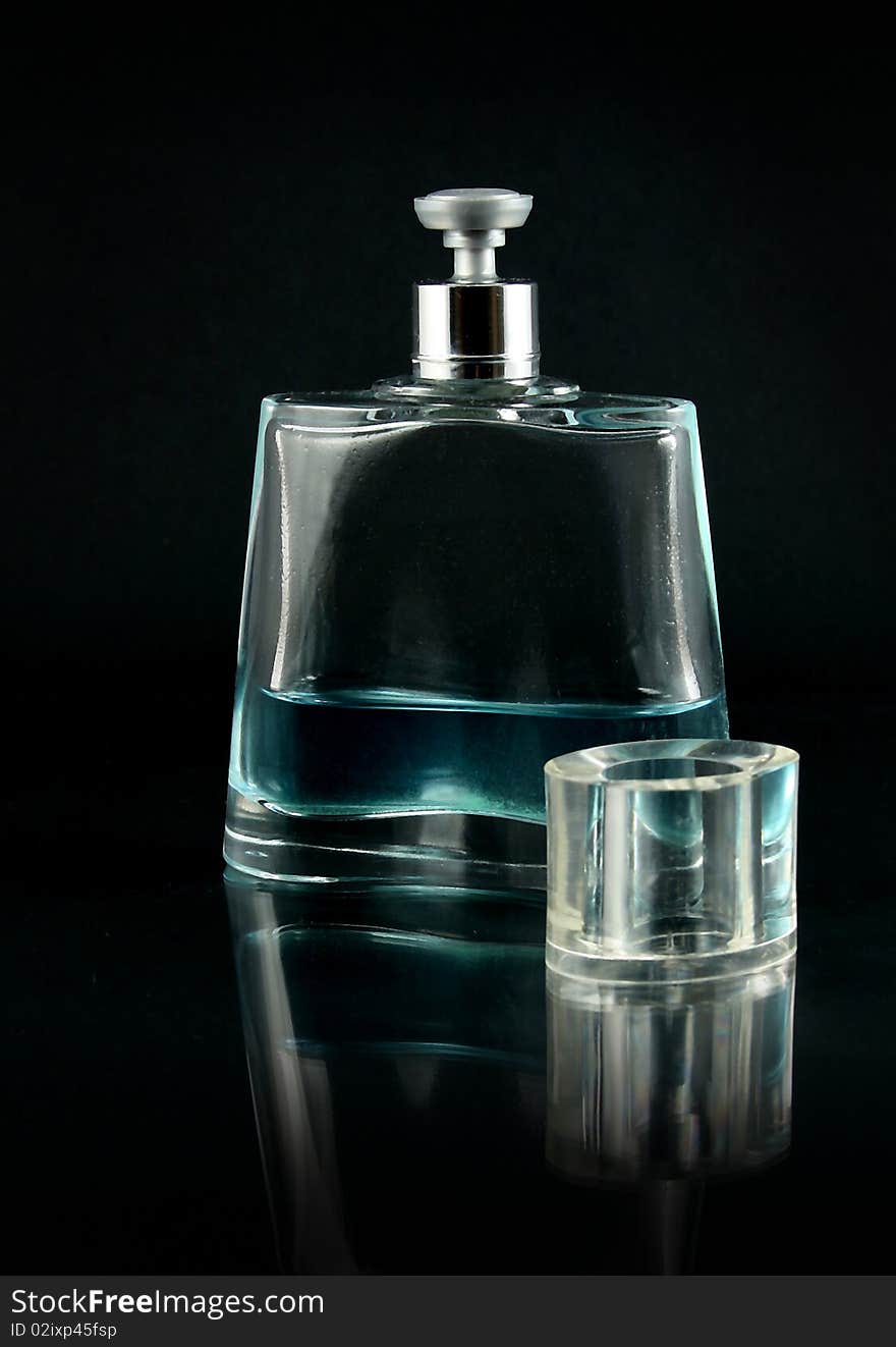 Perfume Flask With Cologne