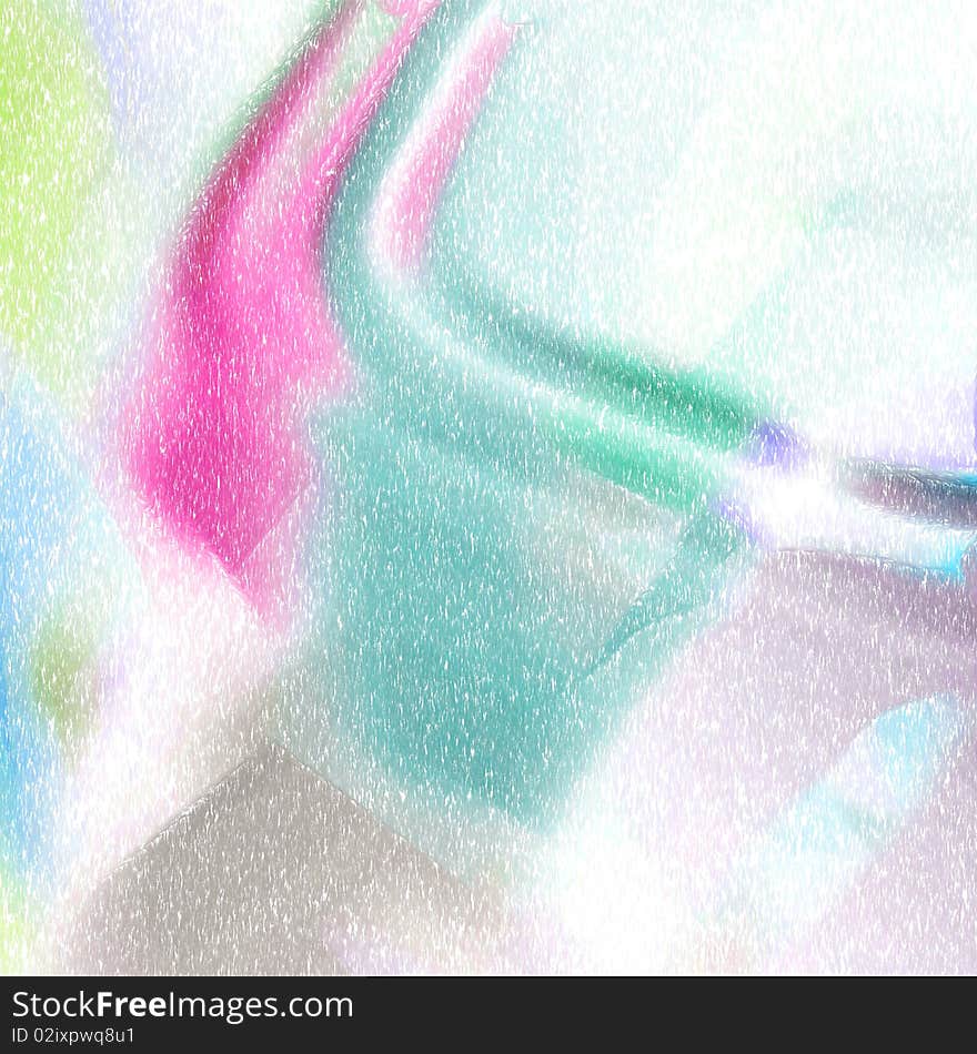 Abstract image of colored lines, illustration. Abstract image of colored lines, illustration