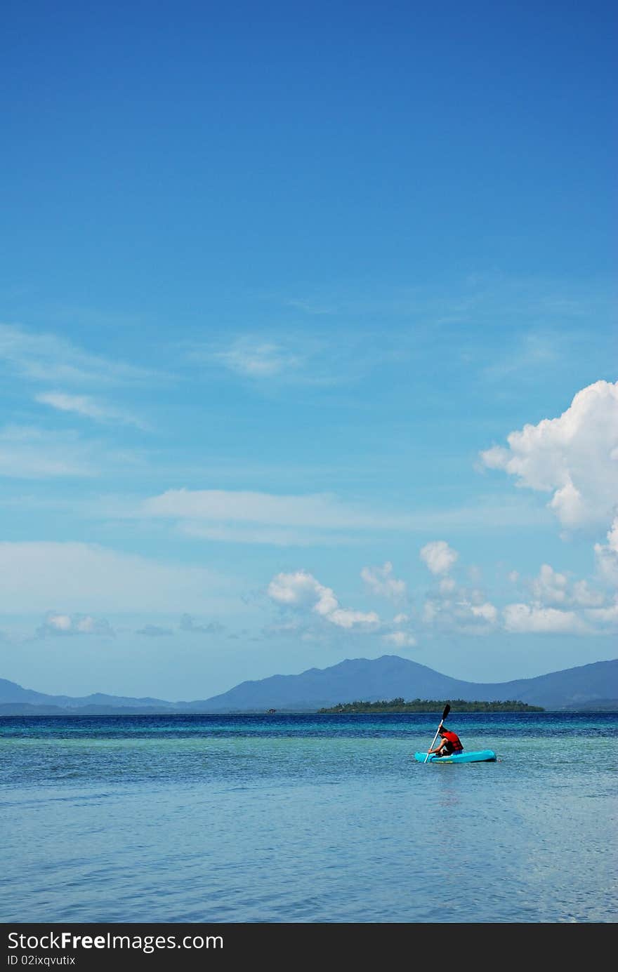 Man On A Kayak