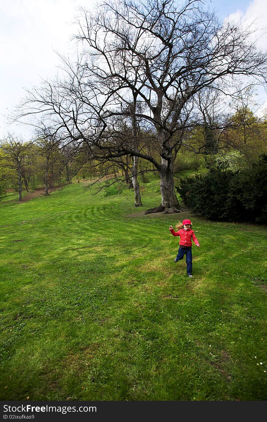 Running girl