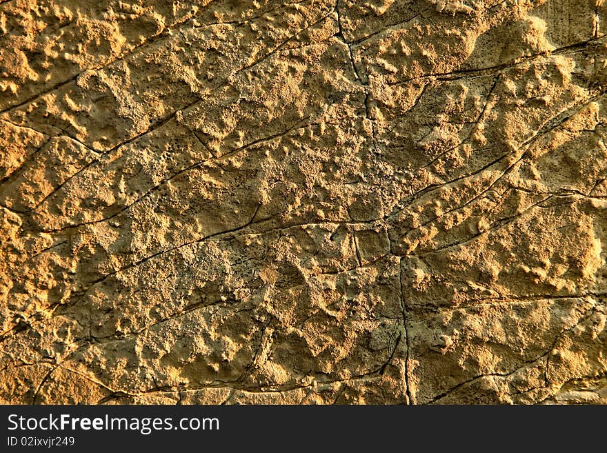 Limestone closeup view with visible texture. Limestone closeup view with visible texture.