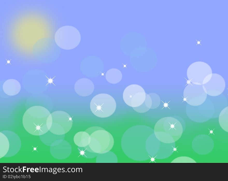 Beautiful nature bokeh. Background for your design.