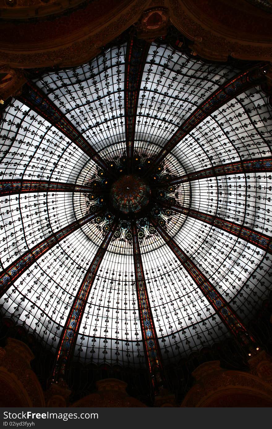 Ceiling Of The Galeries Lafayette