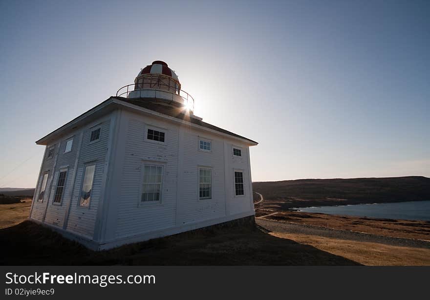 The old decommissioned lighthouse of cape spear, newfoundland. The old decommissioned lighthouse of cape spear, newfoundland.