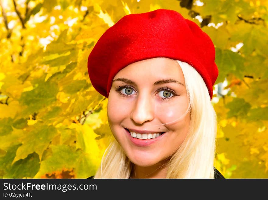 Portrait Of Young Smiling Woman