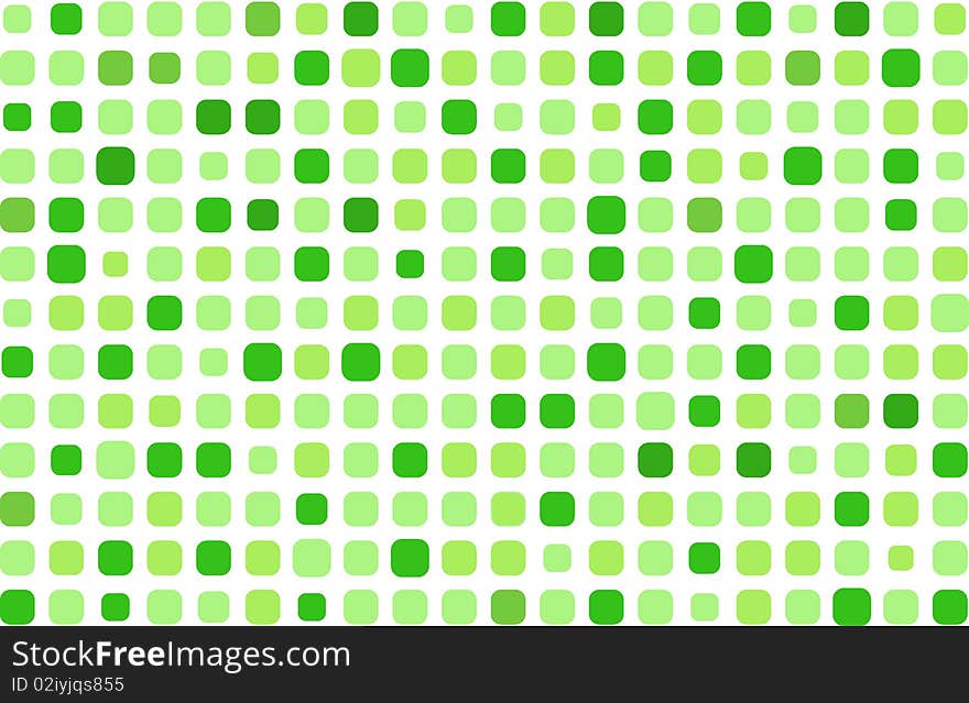 Spring green mosaic. Vector background. Spring green mosaic. Vector background