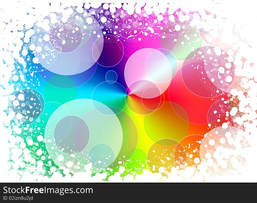 Abstract background of holiday lights