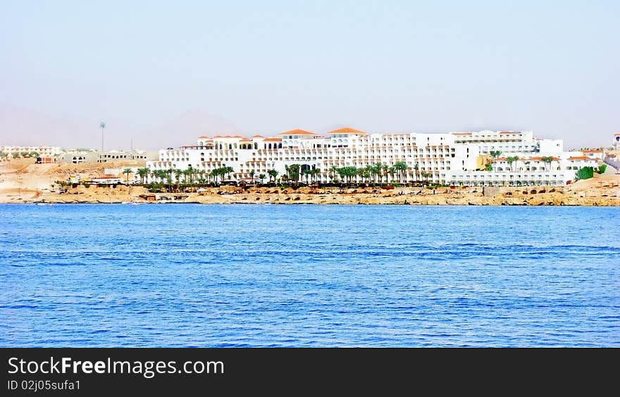 Grand hotel hotel in Egypt on seacoast