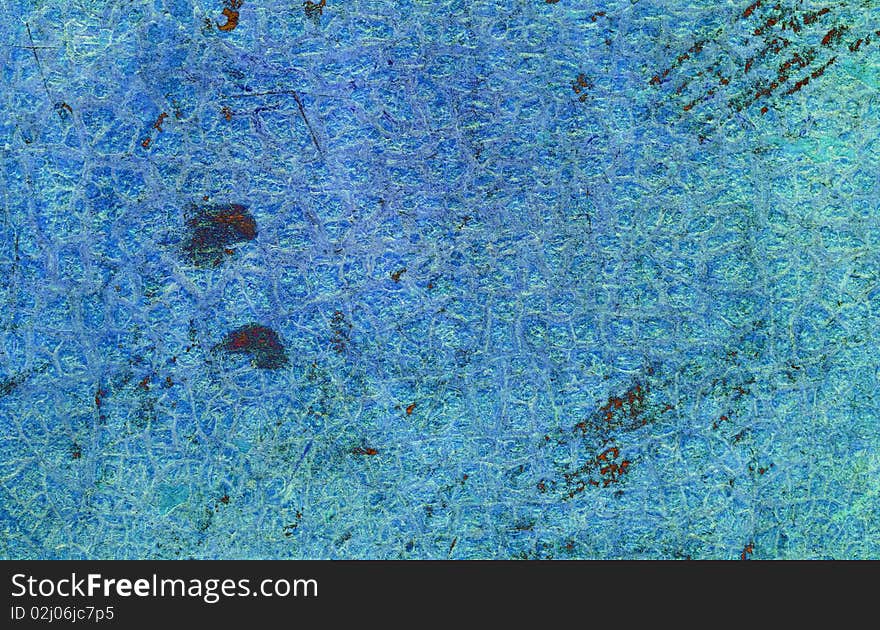 Abstract blue old grunge background