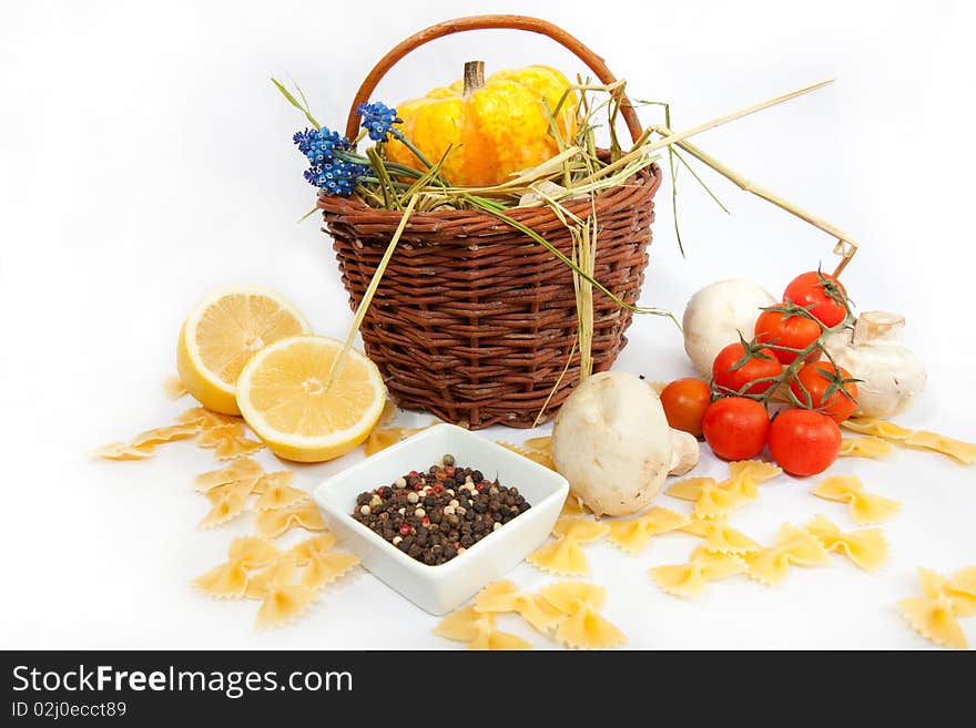 Still-life with vegetables