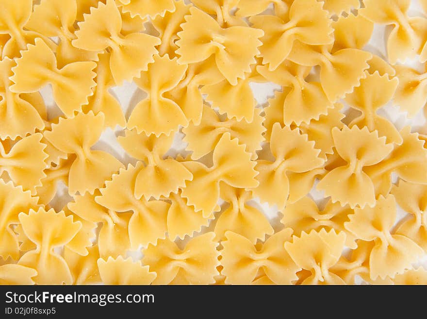 Italian pasta as a background