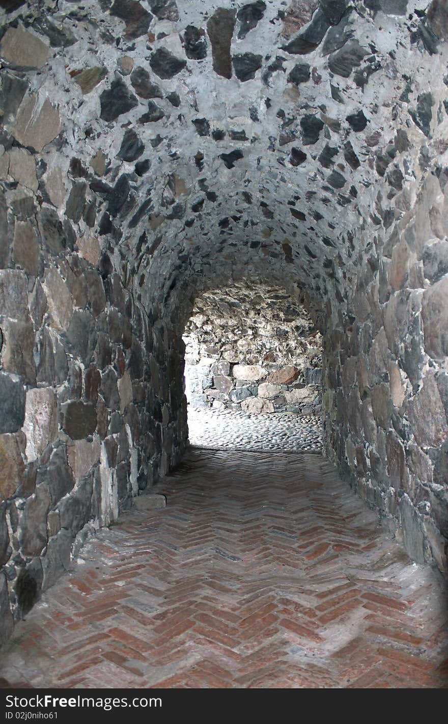 Helsinki Suomenlinna island cave,  Finland