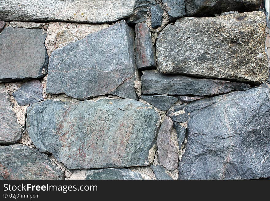 Stone wall texture, solid grey wall