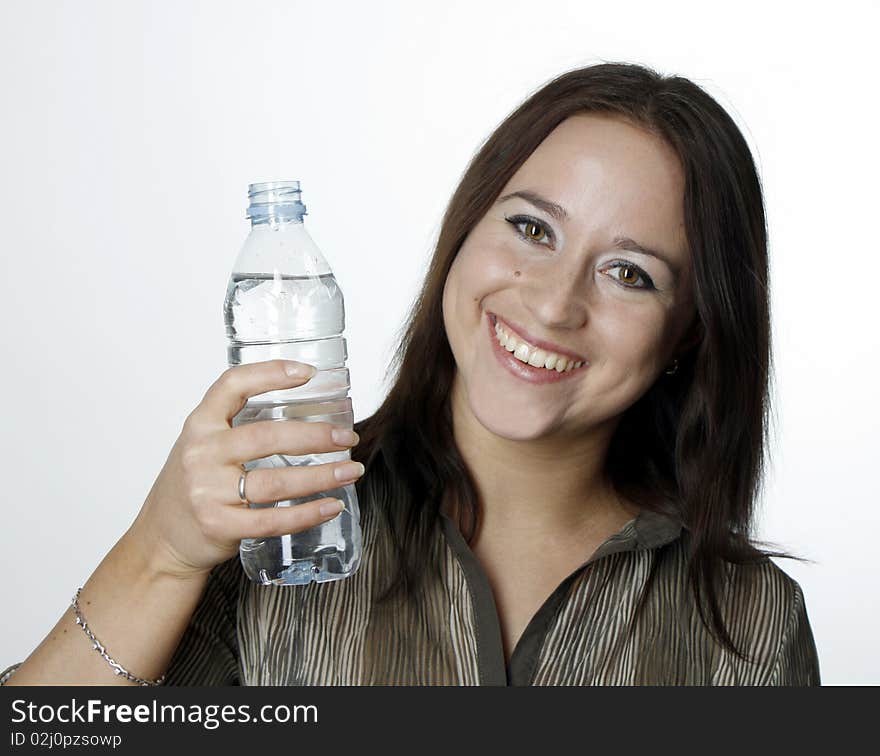 Woman With A Bottle