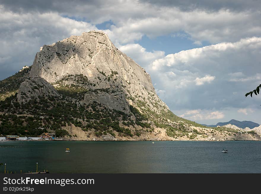 Mountains on Crimea coast