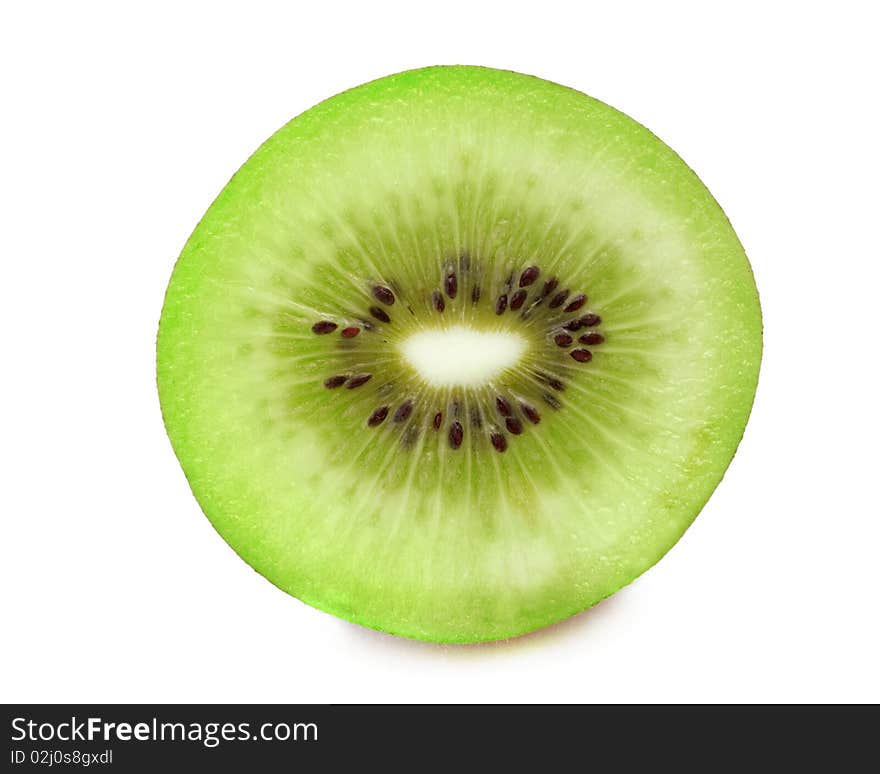 Piece of  kiwi fruit