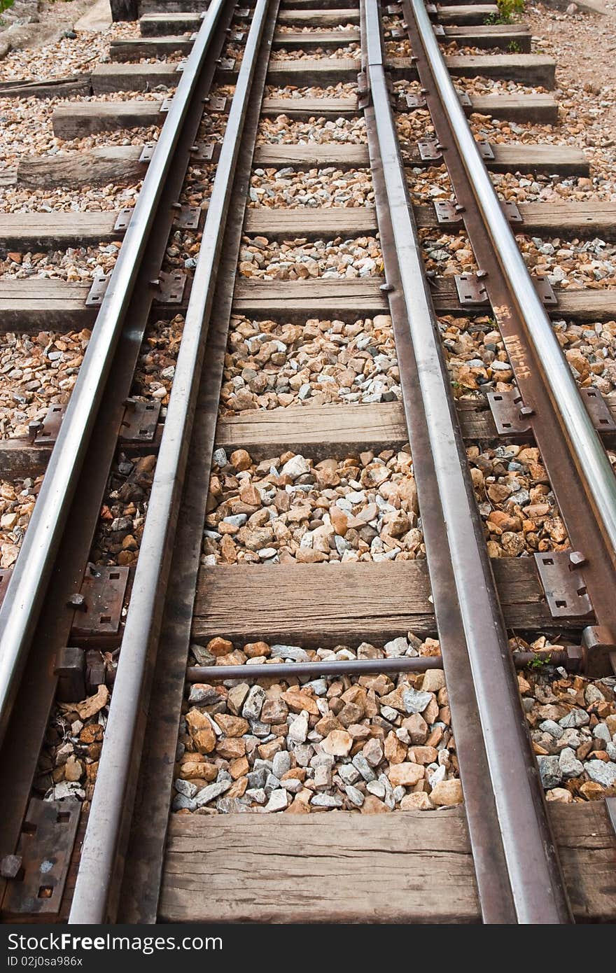 The death railway in west of thailand