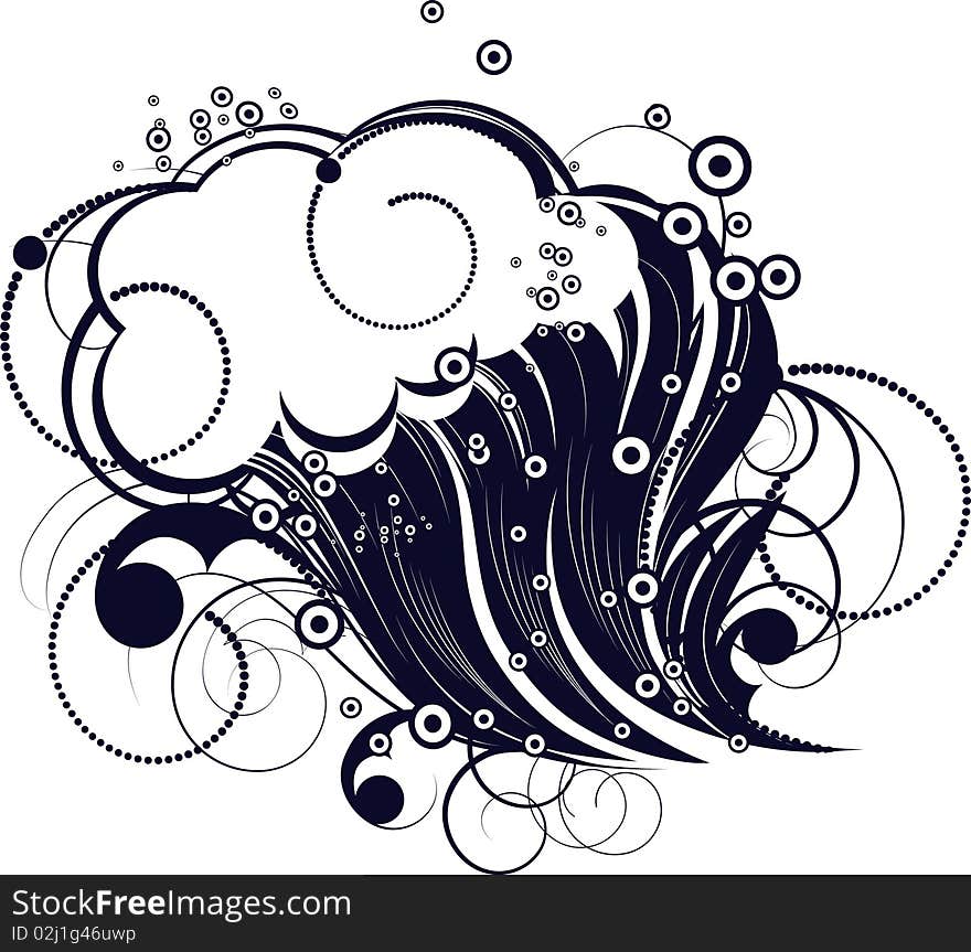 Abstract illustration. Suits well for design. Abstract illustration. Suits well for design.