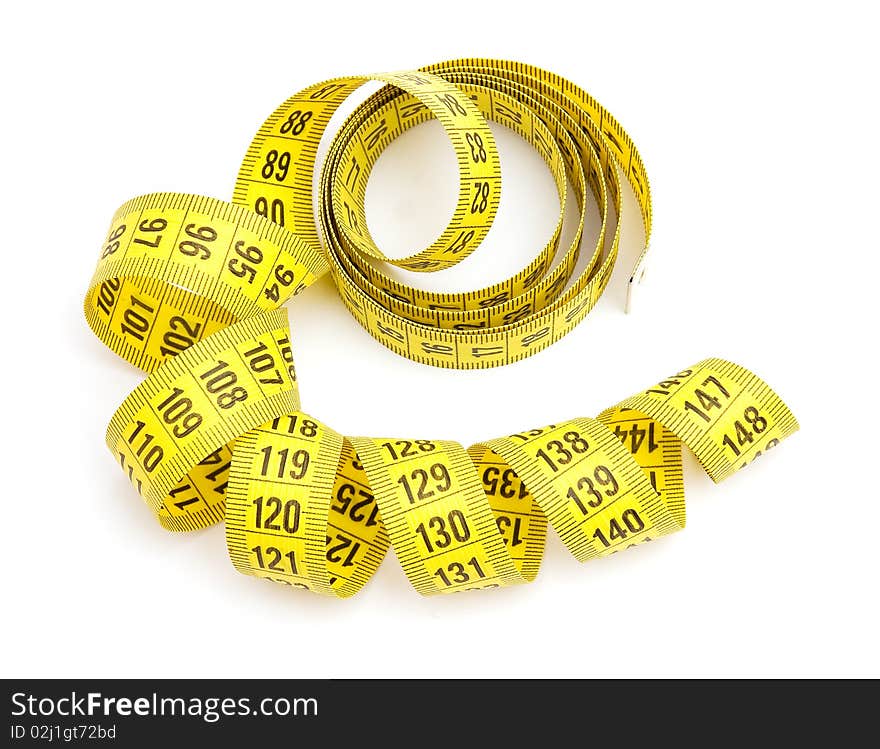 Yellow measuring tape