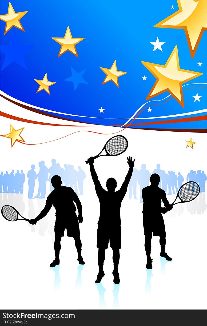 United States Tennis Team
Original Illustration