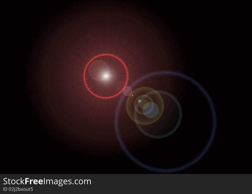 Lens Flare Background