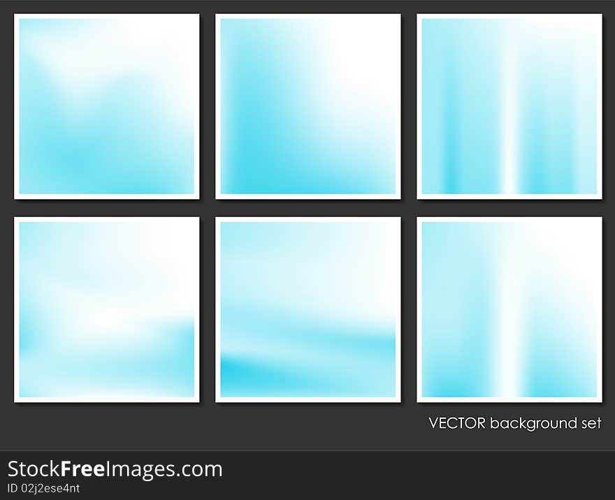 Fluid Aurora on Colorful Abstract Background Set
Original Illustration