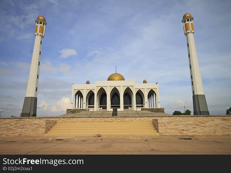 Central mosque of Songkhla province, Thailand. Central mosque of Songkhla province, Thailand