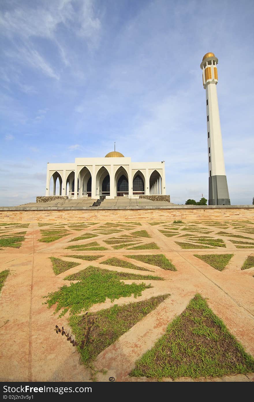 Central mosque of Songkhla province, Thailand. Central mosque of Songkhla province, Thailand