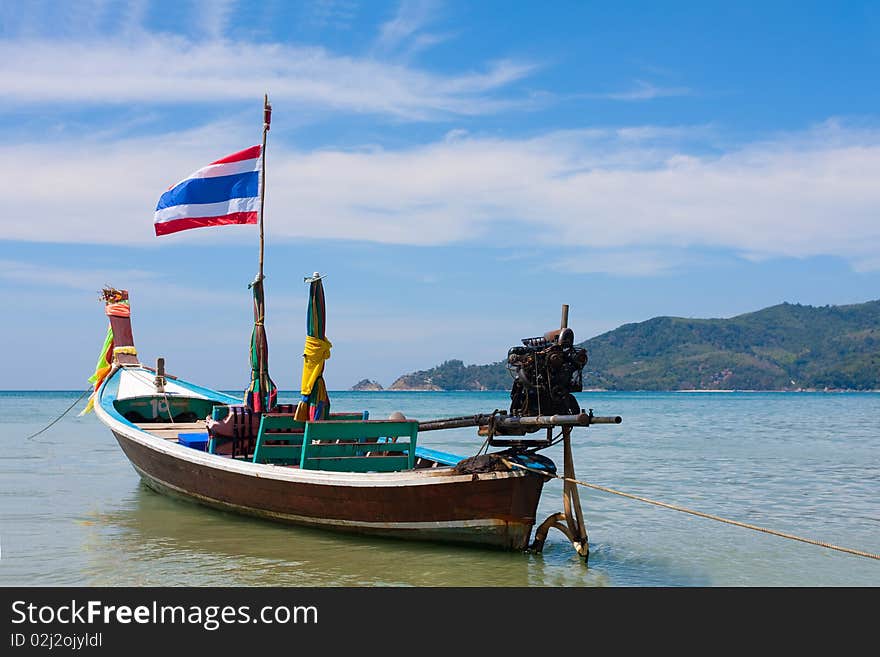 Boat in the seabay