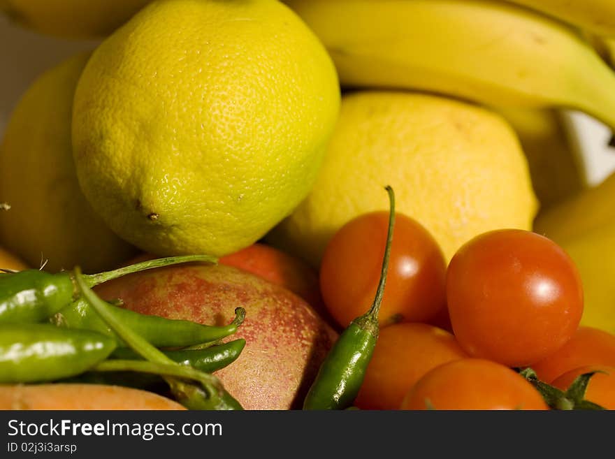 Vegetables and fruits