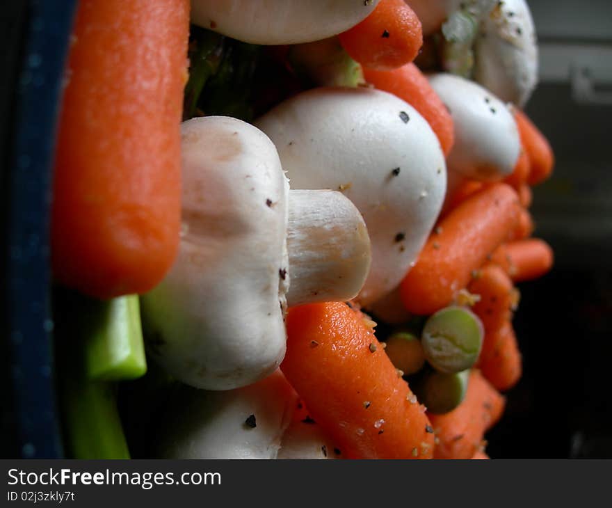 A delicious fresh vegetable Mix. A delicious fresh vegetable Mix