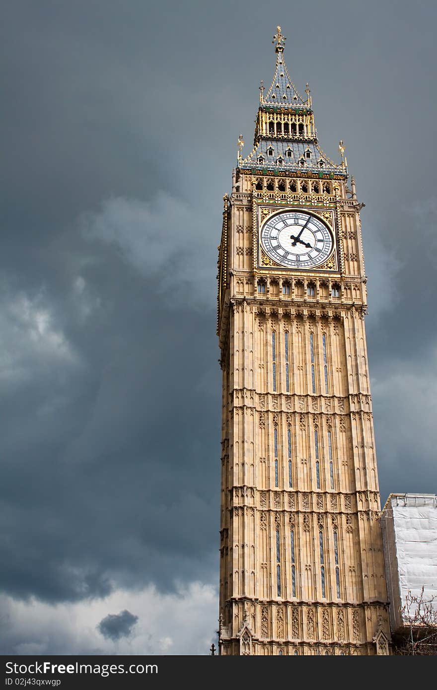 The Big Ben clock in London