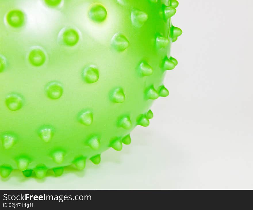 Green Spiked Ball