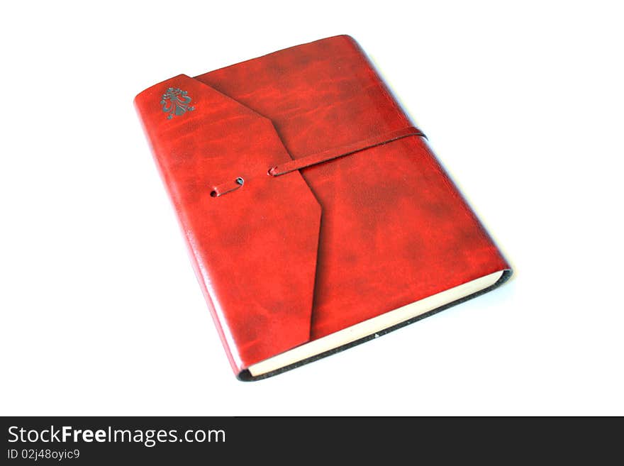 Notebook made of a skin