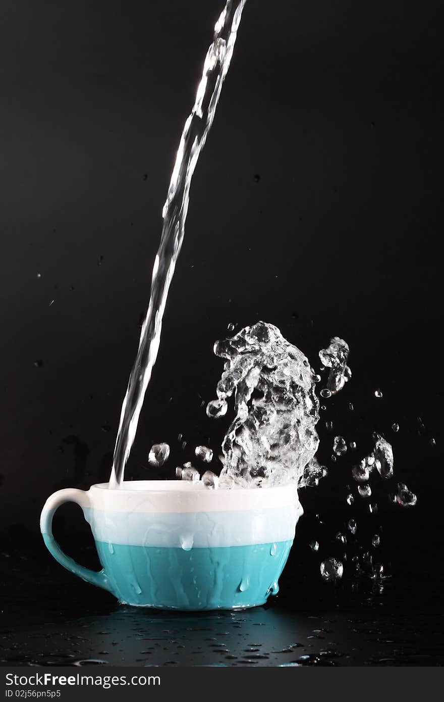 Cup with water