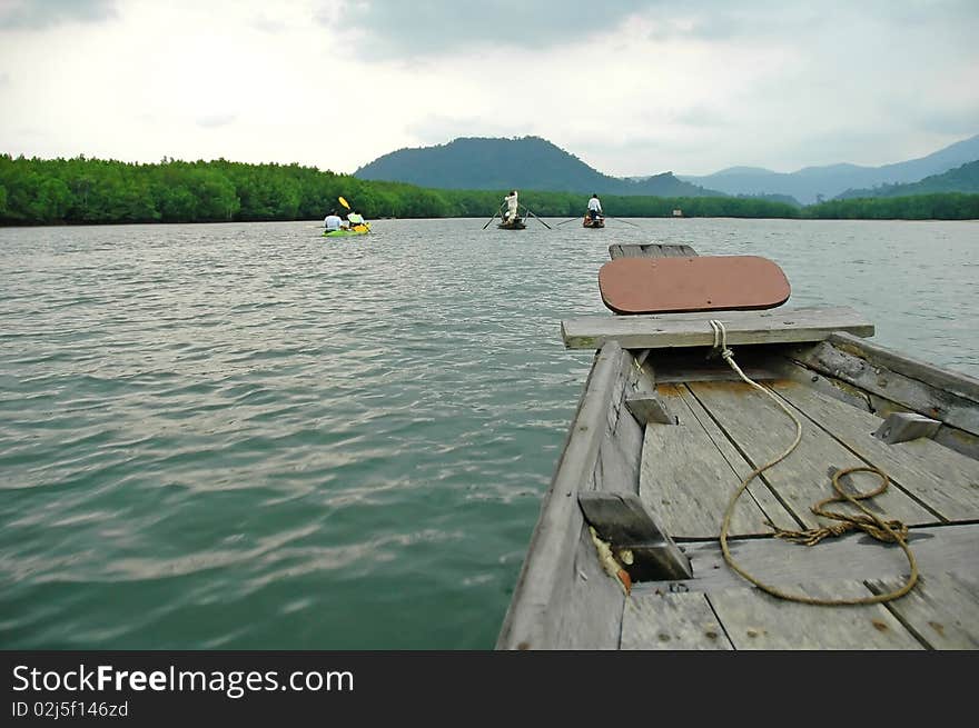 Thai sampan, chang island,thailand