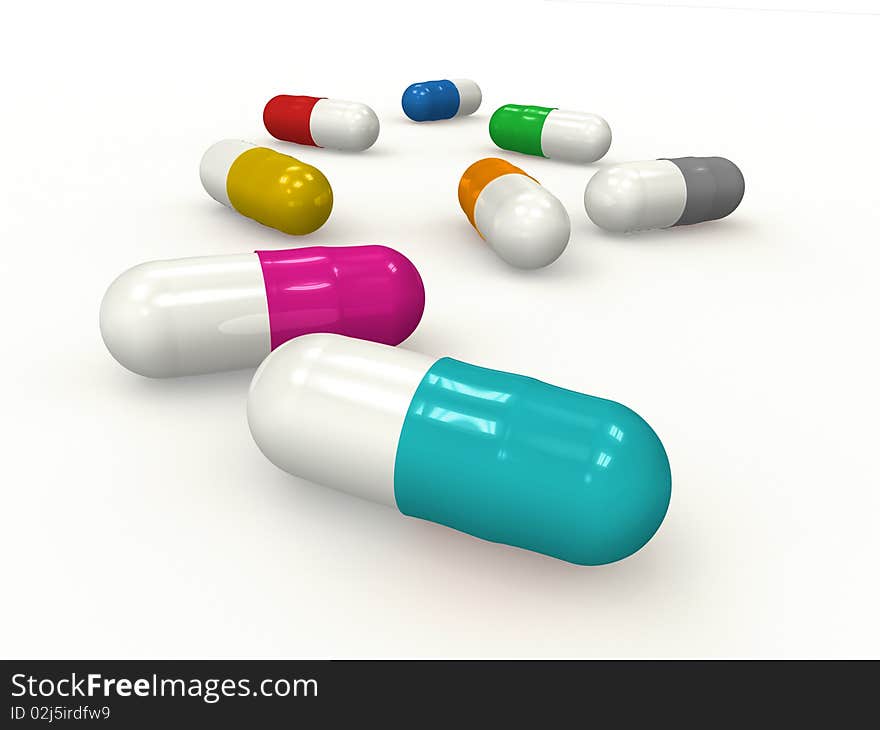 Medicine Color Capsules f1s