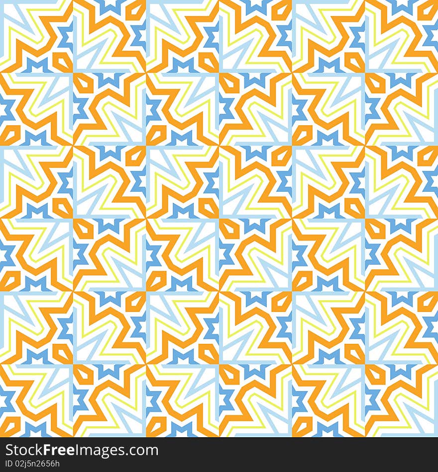 Seamless abstract pattern on a fabric. Seamless abstract pattern on a fabric.